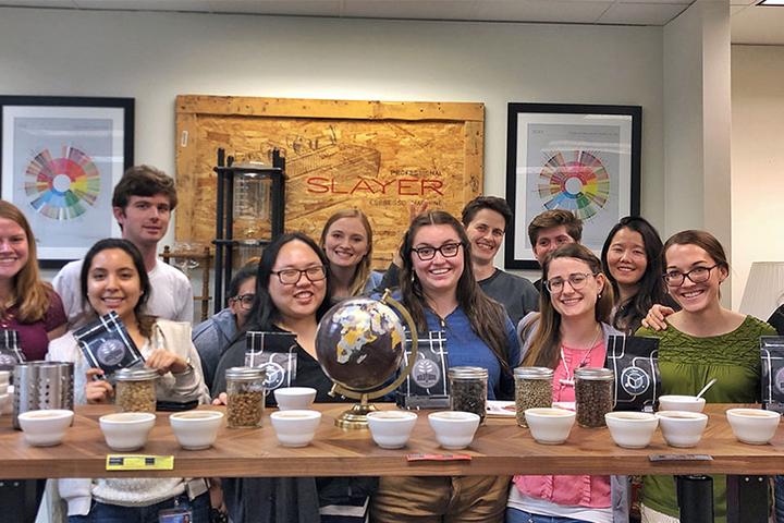 Florida students share a pick-me-up at first wellness event