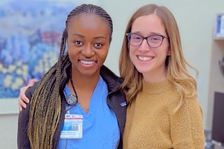 Doctor and medical student serve lunch, dignity and more to homeless patient